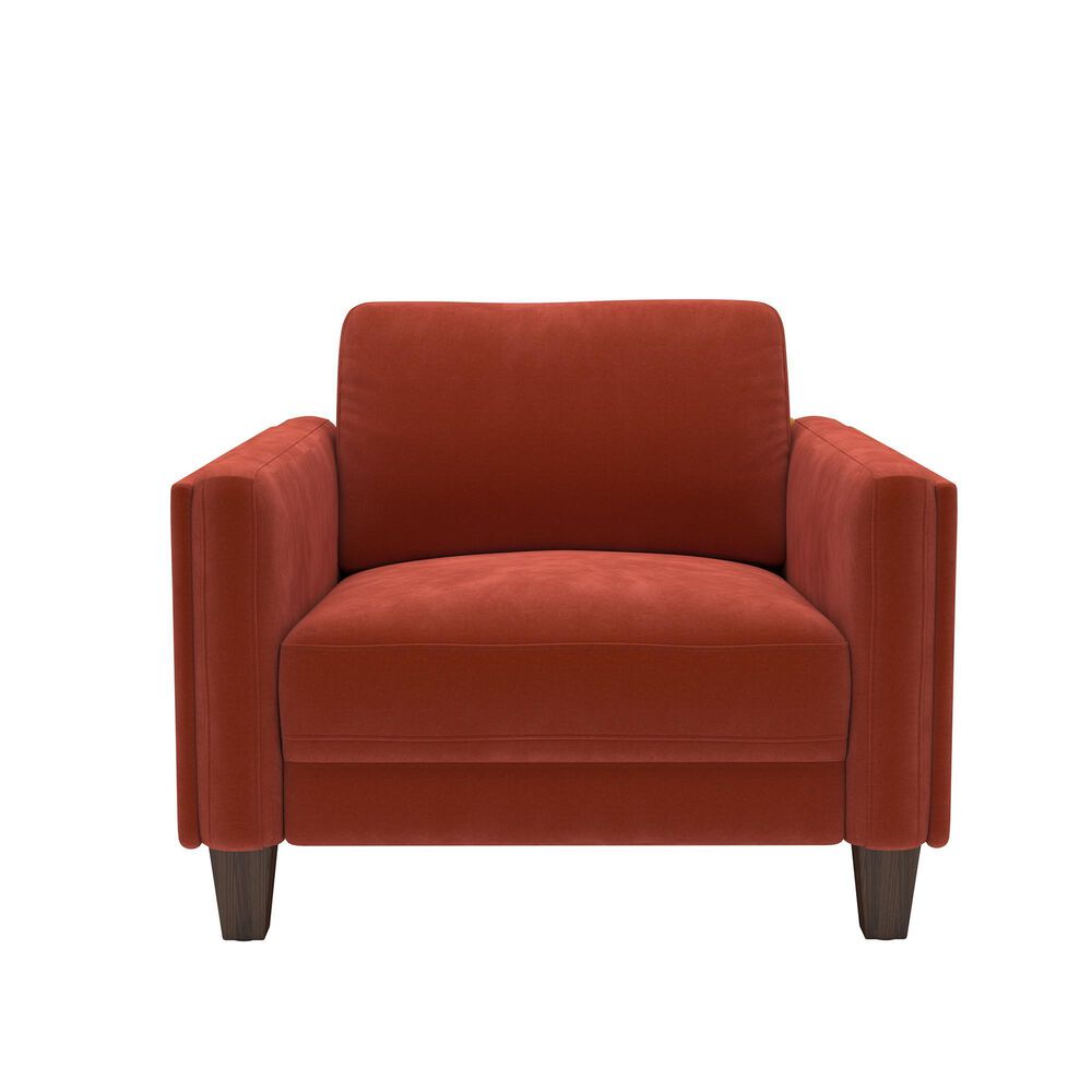 37B Chair in Burnt Orange Velvet, , large