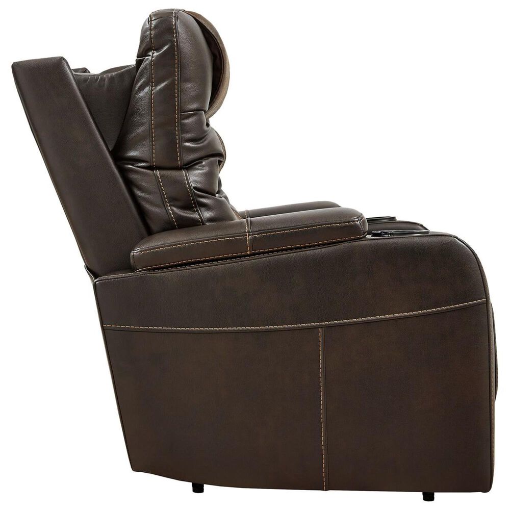 Ashley Composer Power Recliner with Adjustable Headrest in Brown, , large