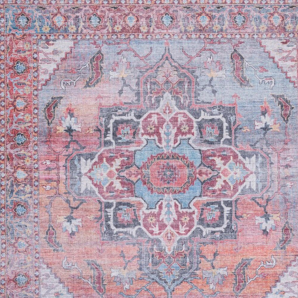 Safavieh Serapi  6&#39;7&quot; Round Rust and Ivory Area Rug, , large