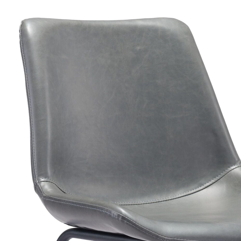 Zuo Modern Byron Barstool in Gray, , large