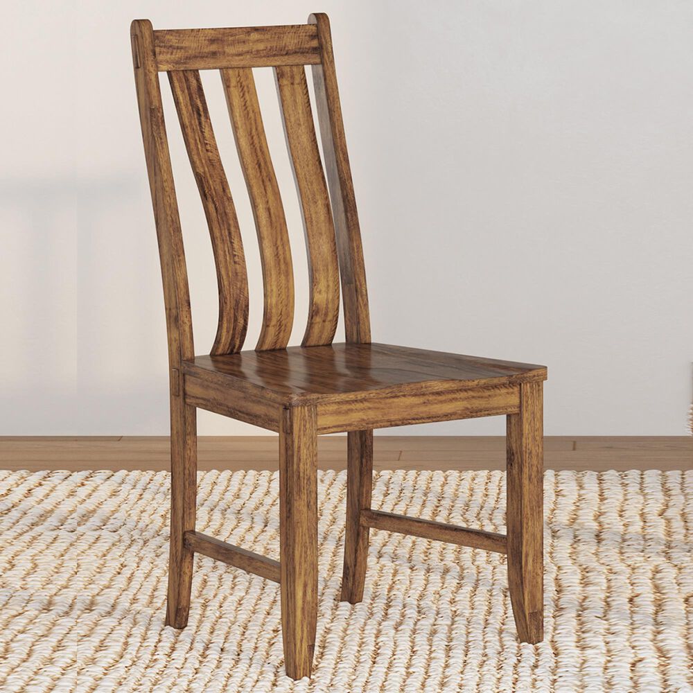 A-America Silverdale Slatback Side Chair in Russet, , large