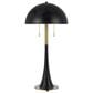 Cal Lighting Orbit Noir Desk Lamp in Dark Bronze and Antique Brass, , large