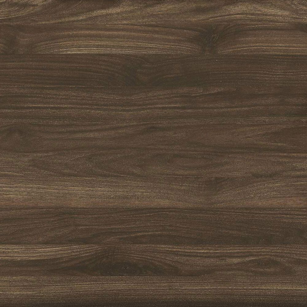 HOMLUX End Table with Open Shelf in Columbia Walnut and Black, , large