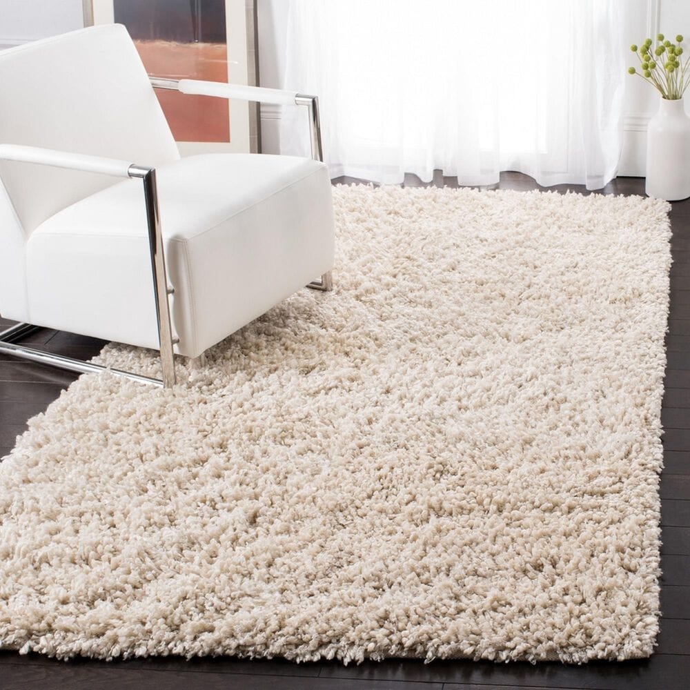 Safavieh Sheep Shag SSG212A 8&#39; x 10&#39; Ivory Area Rug, , large