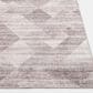 Central Oriental Rugease Nella Gray and Ivory 5" x 7" Area Rug, , large