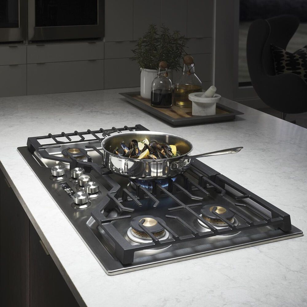 Monogram 36&quot; Gas Sealed Burner Cooktop in Stainless Steel, , large
