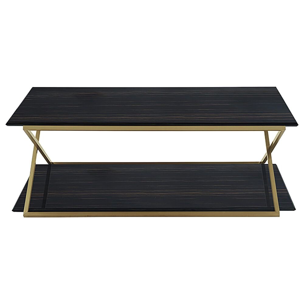 Blue River Westlake Coffee Table in Brushed Gold, , large