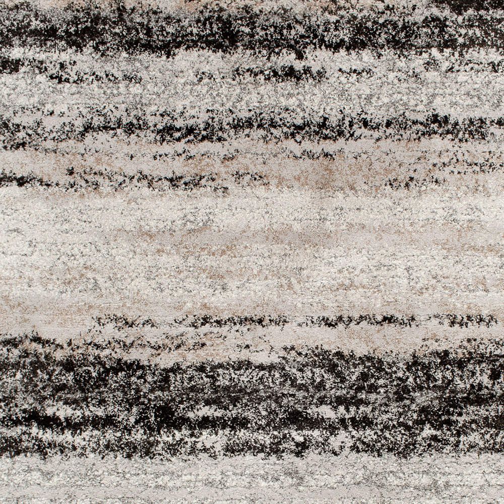 Central Oriental Structures Torrent Mount Kineo 5&#39; x 7&#39;6&quot; Metal and Multicolor Area Rug, , large