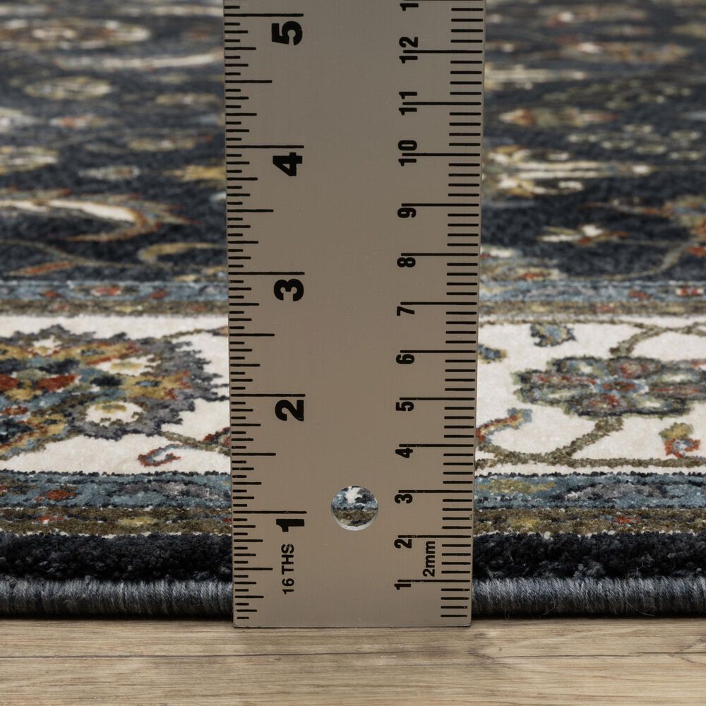 Oriental Weavers Vivian VI03A 2&#39;3&quot; x 7&#39;6&quot; Blue Runner, , large