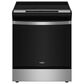 Whirlpool 2-Piece Kitchen Package with 6.4 Cu. Ft. Induction Range and 1.1 Cu. Ft. Flush Mount Microwave in Fingerprint Resistant Stainless Steel, , large