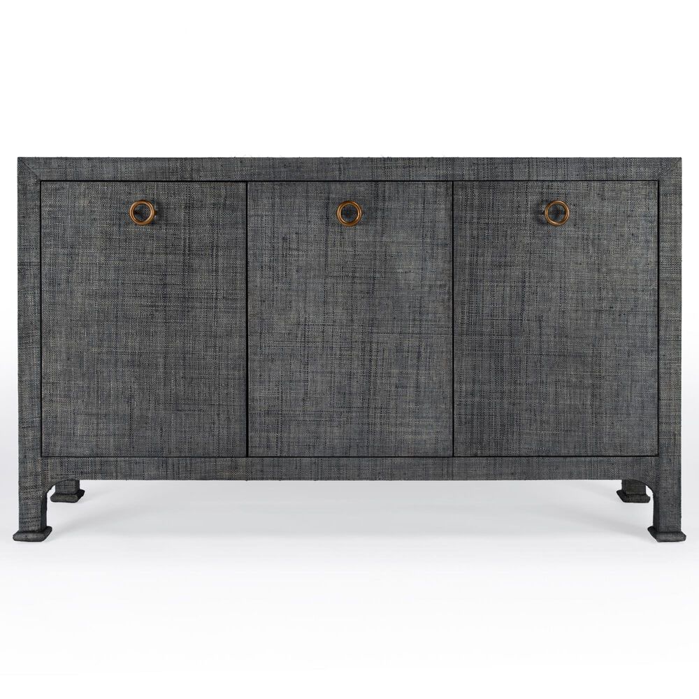 Butler Chatham Sideboard in Charcoal Raffia, , large