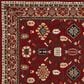 Oriental Weavers Lilihan Oriental 043S6 9"10" x 12"10" Red Area Rug, , large