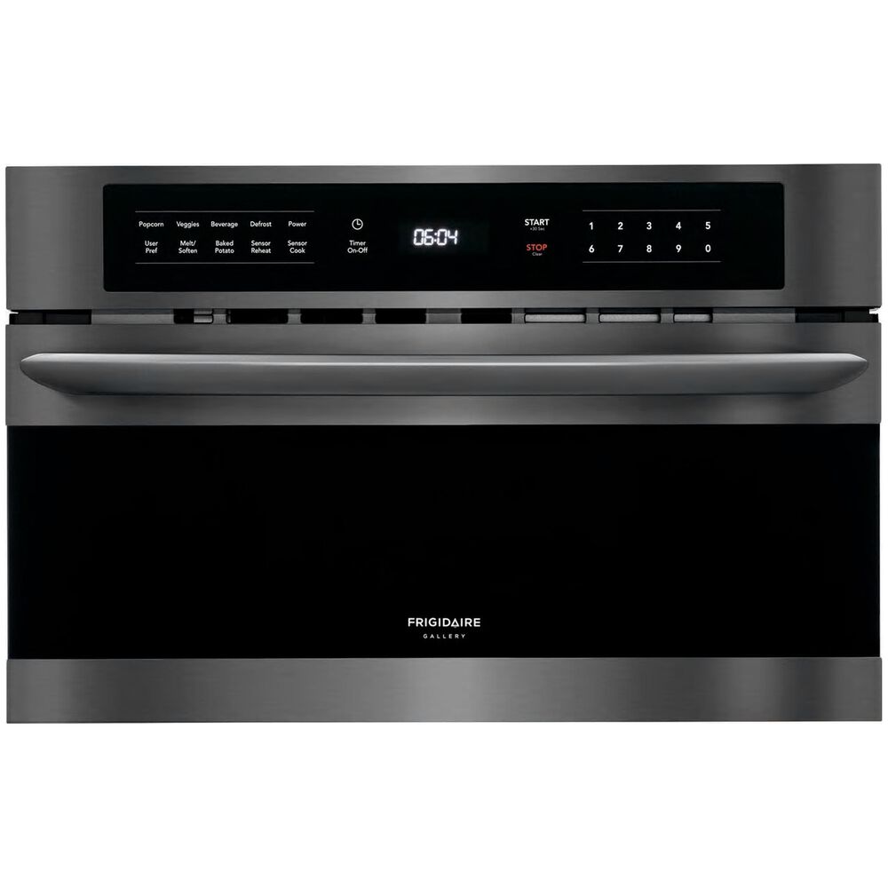 Frigidaire Gallery 30" Built-In Microwave Oven with Drop-Down Door in Frigidaire Built In Microwave Black Stainless Steel