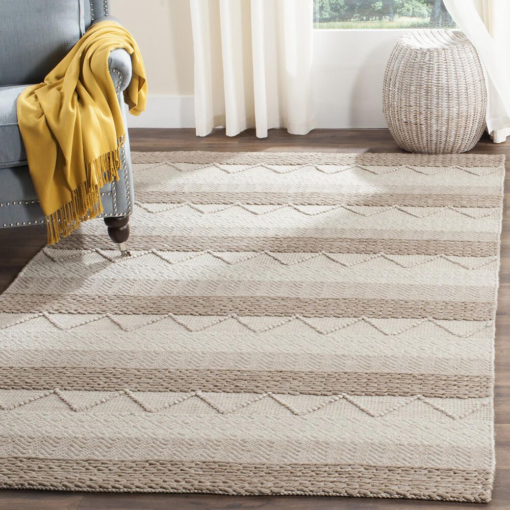 Safavieh Natura NAT103A 3&#39; x 5&#39; Beige Area Rug, , large