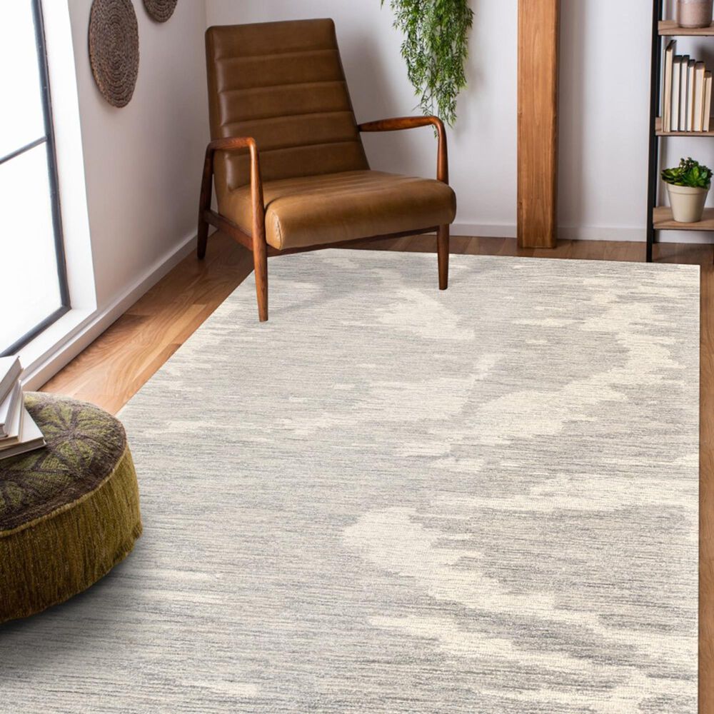 Amer Rugs Mexico Ivory and Gray 8' x 10' Area Rug, , large