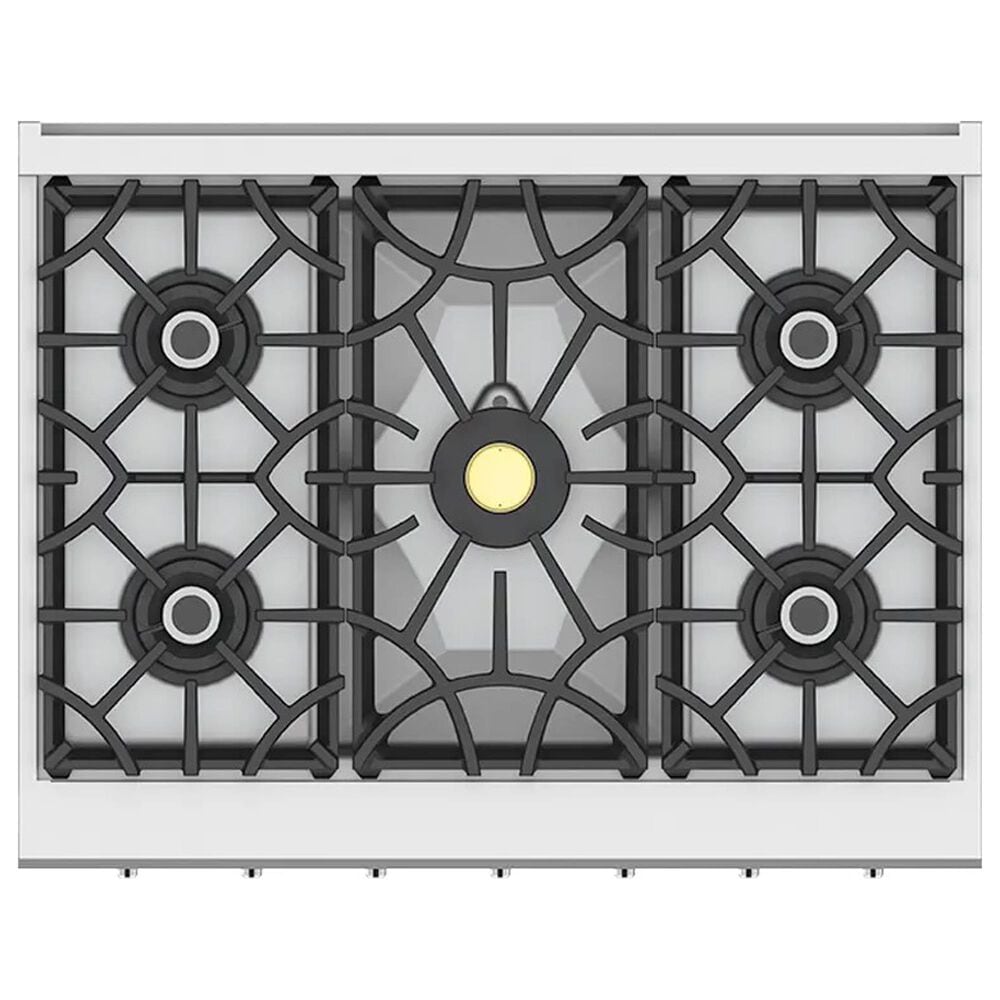 Hestan 36" 5-Burner Dual Fuel Range in Stainless Steel, , large