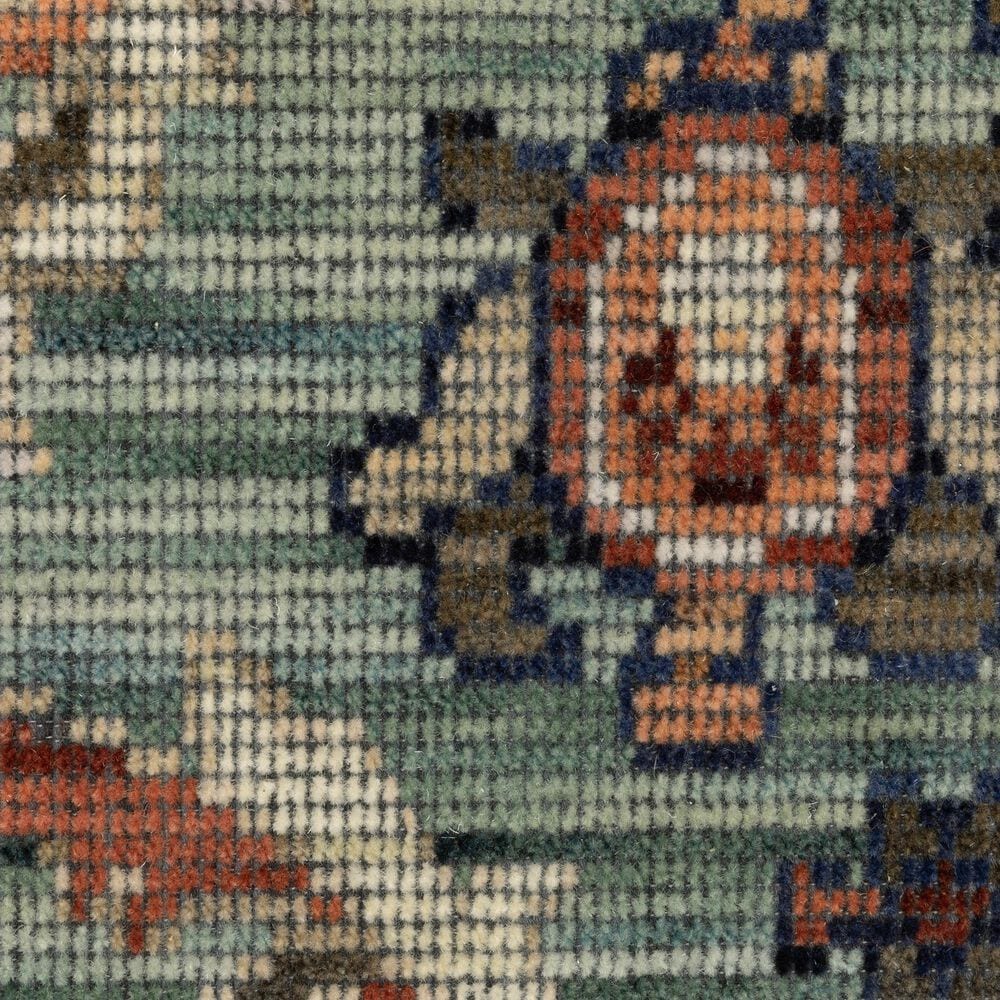 Oriental Weavers Legacy Blue and Rust 3'3" x 5' Area Rug, , large
