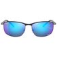 Ray-Ban Chromance Sunglasses with Grey and Blue Lenses in Matte Blue On Gunmetal, , large