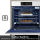Samsung Bespoke 2-Piece Kitchen Package with White Bespoke 30" Double Wall Oven and Black 36" Induction Cooktop, , large
