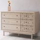 Ashley Arloster 6-Drawer Dresser in Tan, , large