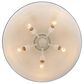 Golden Lighting Alison 5-Light Pendant with Antique Ivory Shade in Vintage Gold, , large