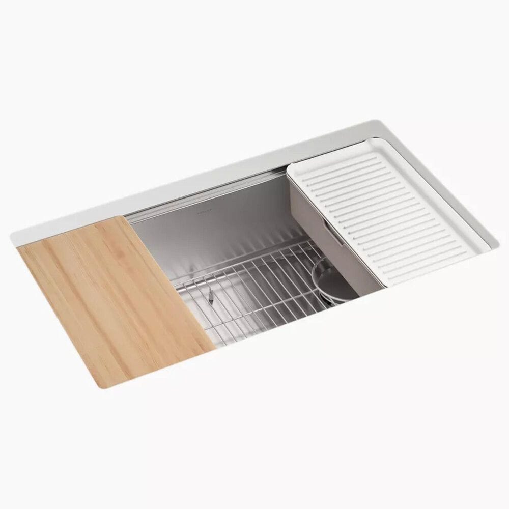 Kohler Strive 32&quot; Undermount Single-Bowl Kitchen Sink in Stainless Steel, , large