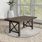 New Classic Julius 6 Piece Dining Set in Walnut Brown, , large