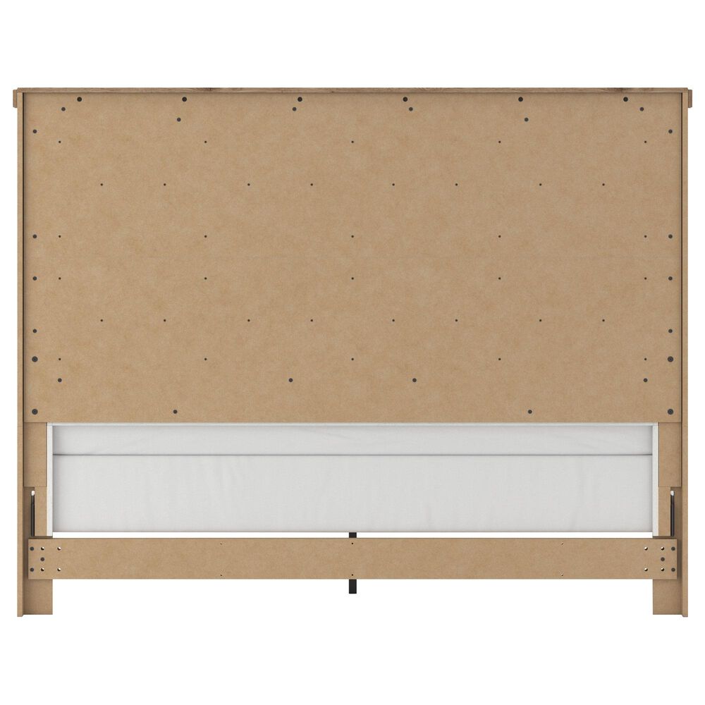 Ashley Savonport King Panel Bed in White and Brown, , large