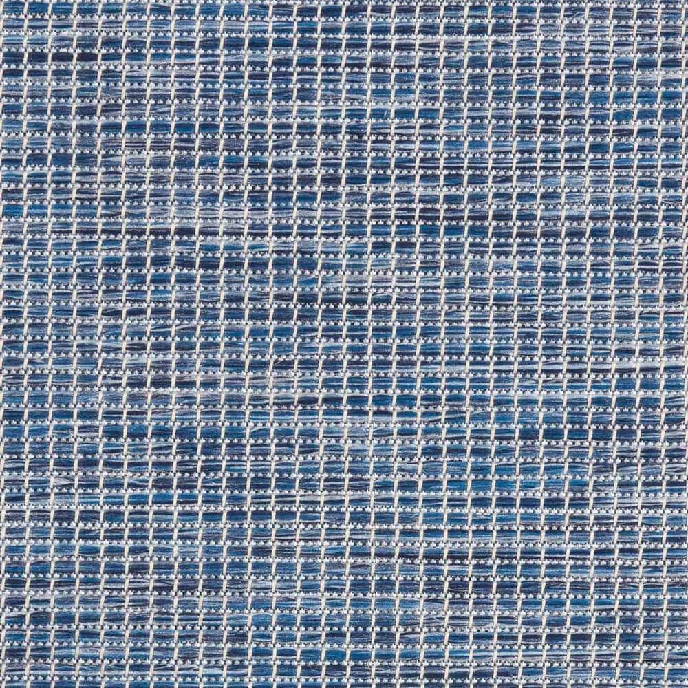 Nourison Positano 8' Round Navy Blue Indoor/Outdoor Area Rug, , large