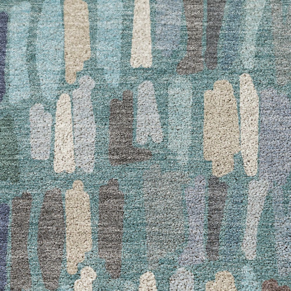 Dalyn Rug Company Kenner KN5 Teal 1'8" x 2'6" Area Rug, , large