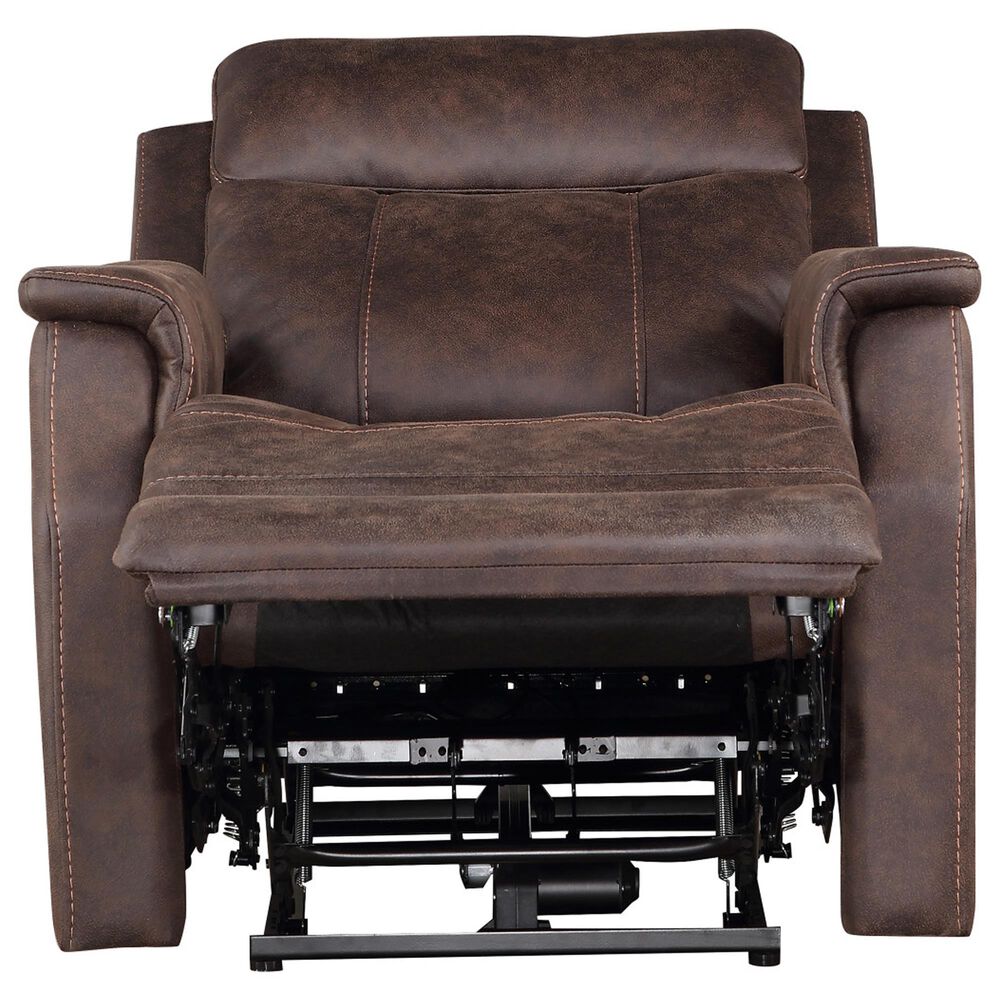 Steve Silver Valencia Dual-Power Recliner in Walnut, , large