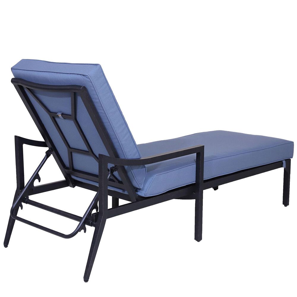 World Source Chaise and Side Table in Splendor Denim, , large