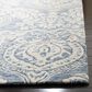 Safavieh Micro-Loop MLP512M 2"3" x 7" Blue and Ivory Runner, , large