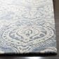 Safavieh Micro-Loop MLP512M 2"3" x 7" Blue and Ivory Runner, , large