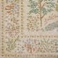 Loloi Canopy Peacock Forest Cream 5" Round Area Rug, , large
