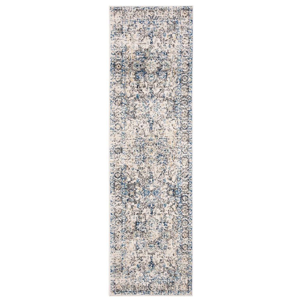Safavieh Madison MAD603F 2"3" x 12" Grey and Ivory Runner, , large