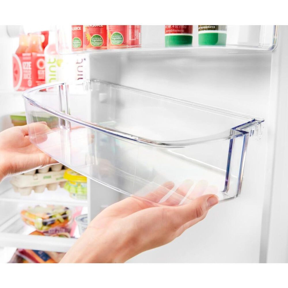 Whirlpool 21 Cu. St. 36&quot; Wide Counter Depth Side-by-Side Refrigerator in Fingerprint Resistant Stainless Steel, , large