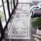 Safavieh Cabana CBN658A 2"2" x 11" Ivory and Grey Indoor/Outdoor Performance Runner, , large