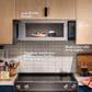 KitchenAid 1.1 Cu. Ft. Smart Low Profile Microwave Hood Combination with Dual Fan Ventilation in Black Stainless Finish, , large