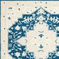 Safavieh Micro-Loop 2"3" x 7" Navy and Ivory Runner, , large