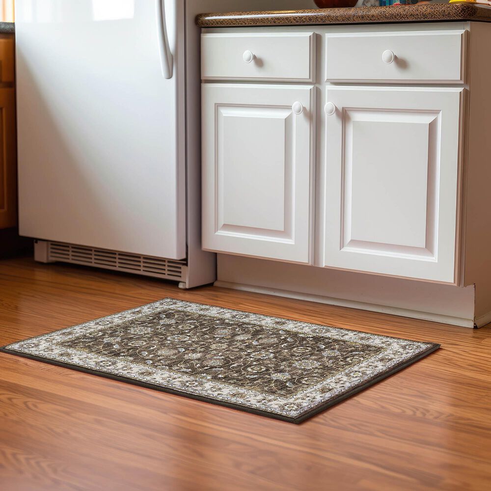 Dalyn Rug Company Hatay HY1 1&#39;8&quot; x 2&#39;6&quot; Chocolate Area Rug, , large