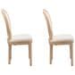 Hearth and Haven Upholstered Side Chair in Beige (Set of 2), , large