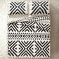 Peking Handicraft Queen Ranch 3-Piece King Quilt Set in Black and White, , large