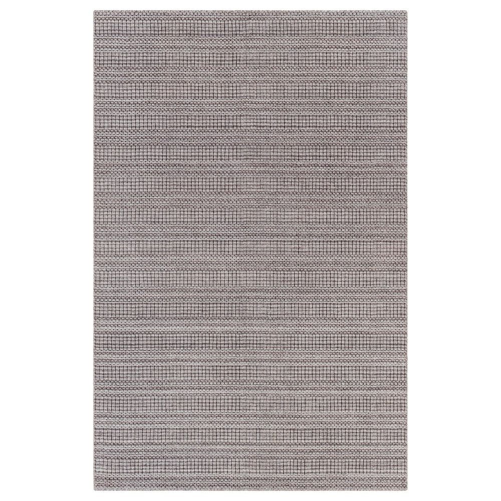Surya Hickory 8" x 10" Dark Brown, Beige, Gray and Charcoal Area Rug, , large