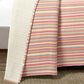 Triangle Home Fashions Tracy Stripe 3-Piece King Quilt Set in Rust and Yellow, , large