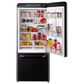 Unique Appliances Classic Retro 18 Cu. Ft Bottom Freezer Refrigerator in Midnight Black, , large