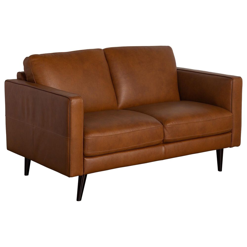 Natuzzi Editions Destrezza 3-Piece Stationary Living Room Set in Brandy, , large