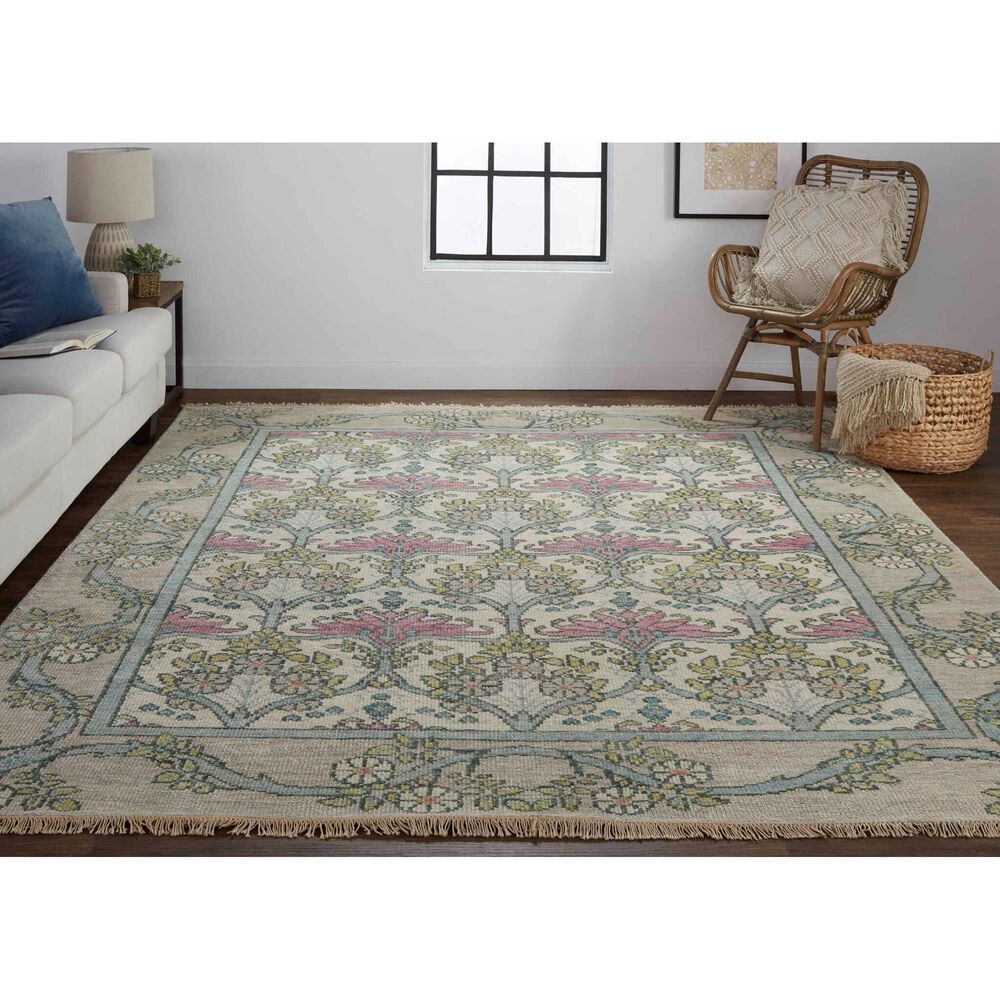 Feizy Beall 3&#39;6&quot; x 5&#39;6&quot; Gray and Multicolor Area Rug, , large