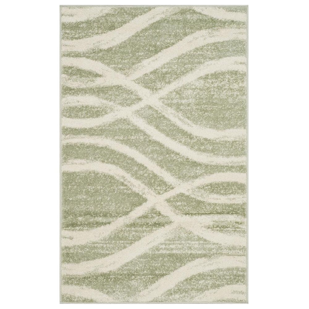 Safavieh Adirondack ADR125X 4&#39; x 6&#39; Sage and Cream Area Rug, , large