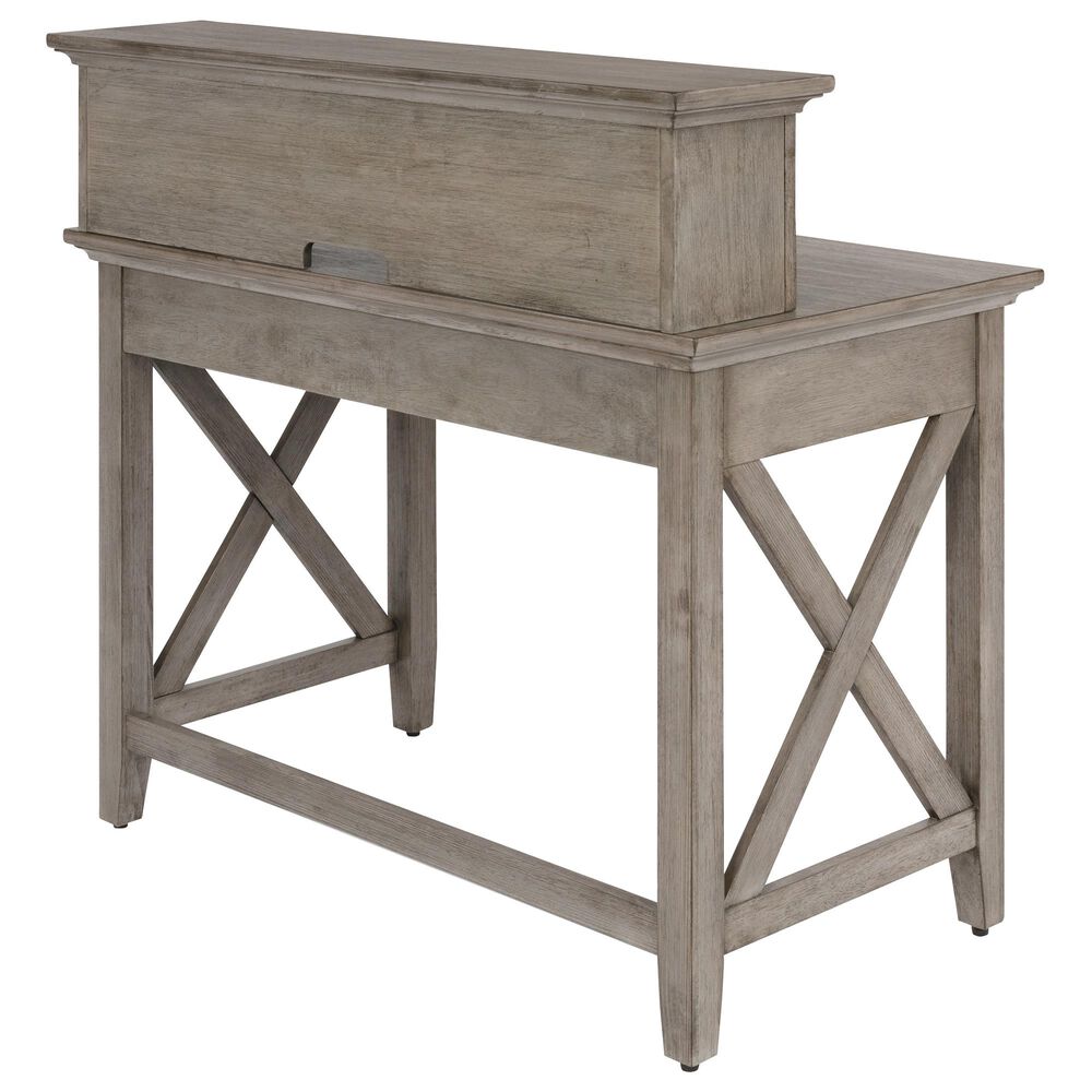 Homestyles Mountain Lodge Desk with Hutch in Gray, , large